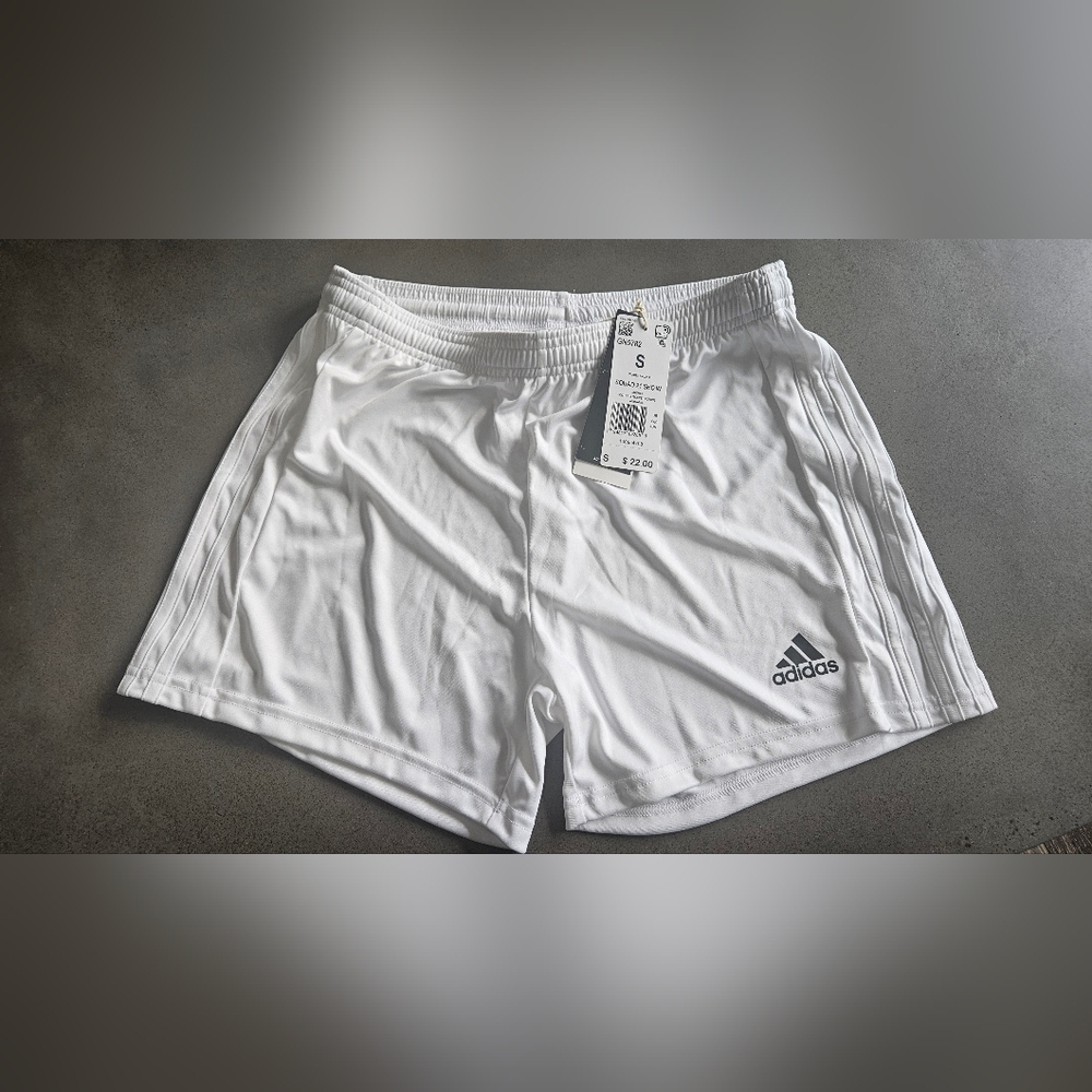 NWT Adidas Women's Athletic White Shorts Sz S